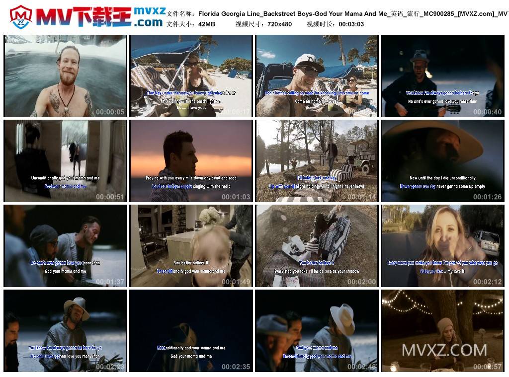 Florida Georgia Line_Backstreet Boys-God Your Mama And Me_英语_流行_MC900285